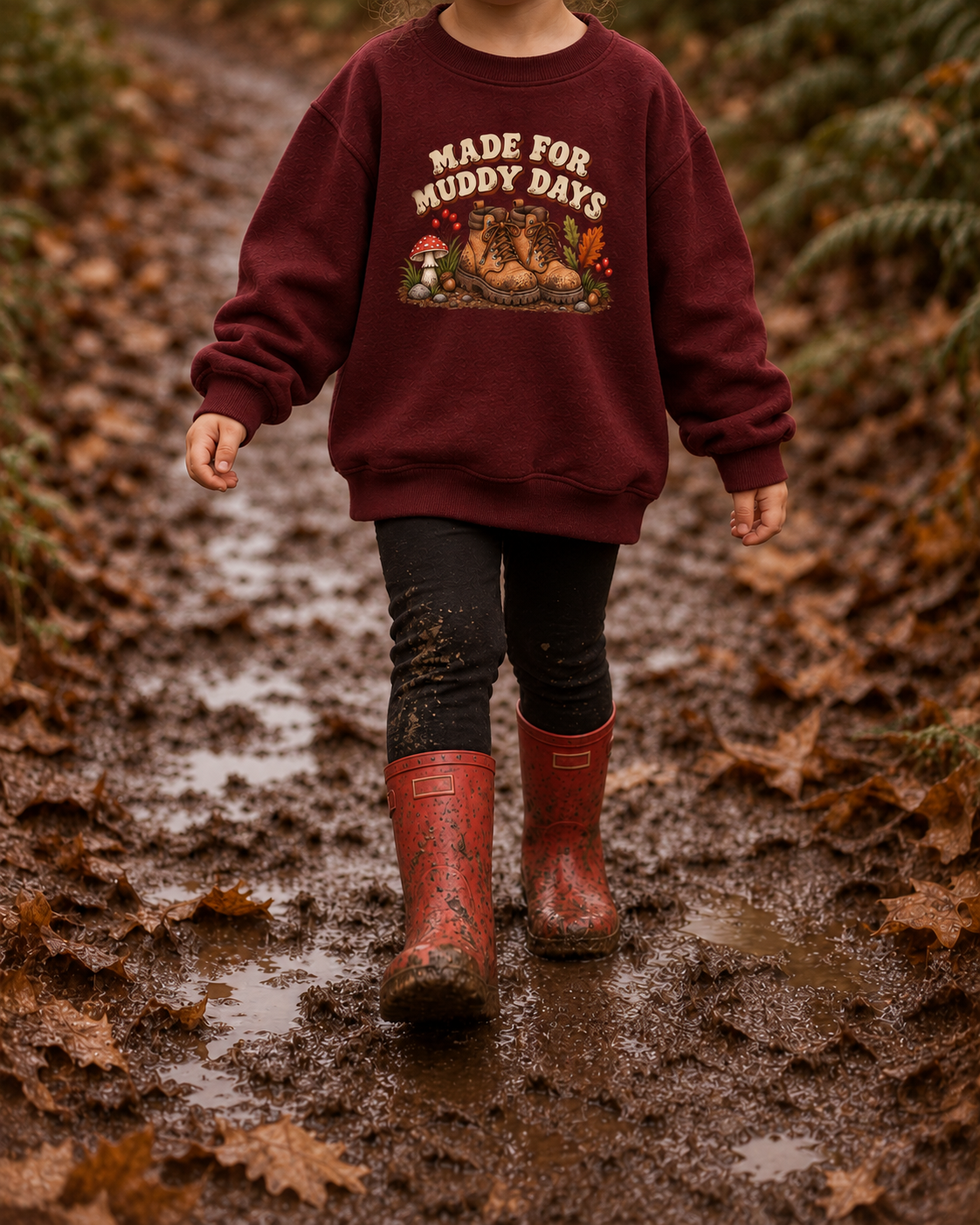 Made For Muddy Days Mini Sweatshirt